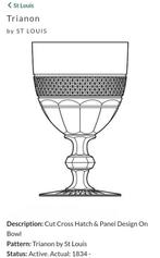 St.louis - Drinkservies (11) - Trianon - Kristal, Antiquités & Art
