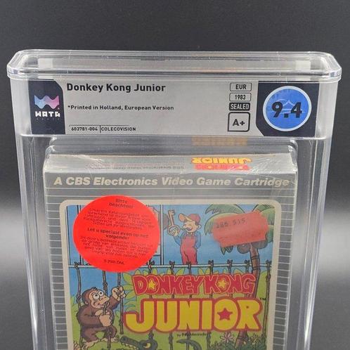 CBS Coleco - Colecovision - Donkey Kong Junior WATA 9.4 A +, Games en Spelcomputers, Spelcomputers | Overige Accessoires