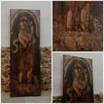 Affresco - Stile neogotico - San Giovanni Battista - 92 cm, Antiquités & Art