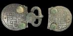 Vroegmiddeleeuws, Merovingisch Brons Gesp van een riem en