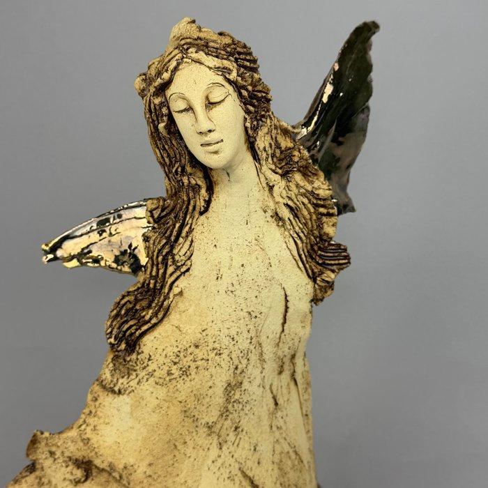 Ewa Budzowska - Your Angel- decorated by 24 carat gold, Antiquités & Art, Art | Objets design