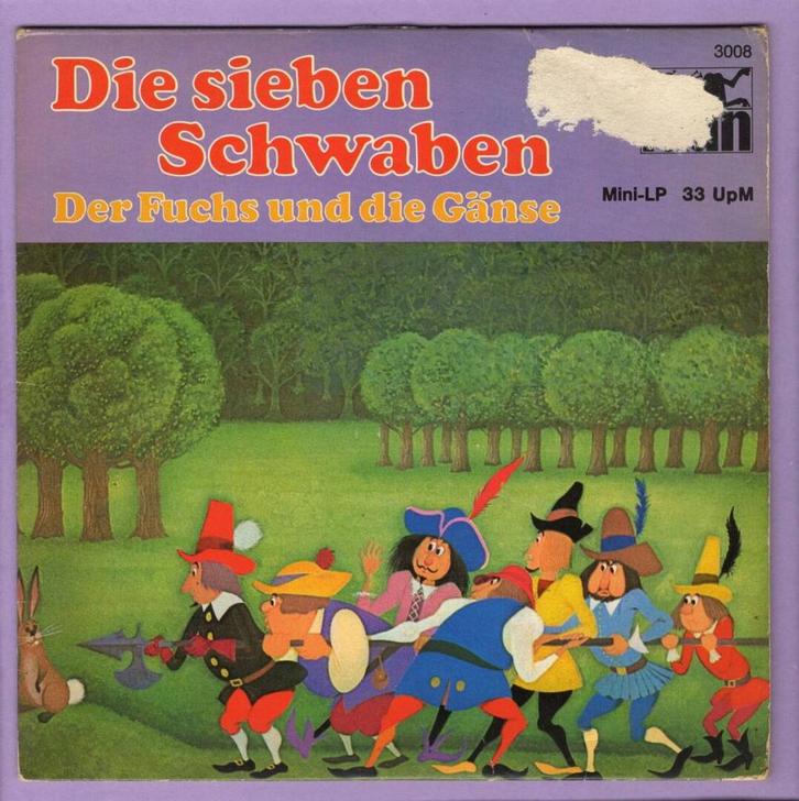 Gebrüder Grimm – Die Sieben Schwaben / Der Fuchs Und Die Gän, CD & DVD, Vinyles Singles, Enlèvement ou Envoi