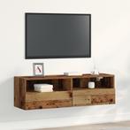 vidaXL TV Wandkast Oud Hout 100x30x30 cm Engineered Wood, Verzenden, Nieuw