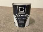 Veiling - 4x Aquamaryn Aqualin aflak satijn basis wit 1l