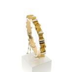 Bicolor gouden Lapponia armband; Alba | 19 cm, Ophalen of Verzenden