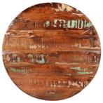 vidaXL Tafelblad rond Ø 90x2,5 cm massief gerecycled hout, Huis en Inrichting, Tafelonderdelen, Nieuw, Verzenden