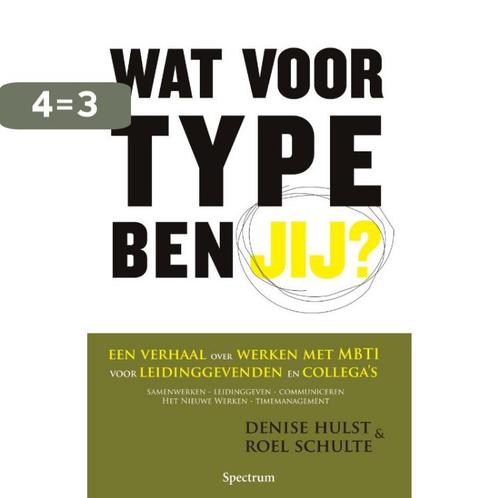 Wat voor type ben jij? 9789000335442 Denise Hulst, Boeken, Psychologie, Zo goed als nieuw, Verzenden