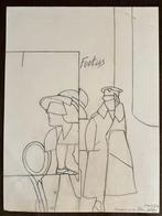 Valerio Adami (1935) - Foetus (programma per un film 1971), Antiek en Kunst