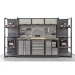 Complete Werkplaatsinrichting, werkbank houten blad,, Ophalen of Verzenden, Nieuw