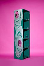 GROOVIDO - Kleerkast - Aluminium, Glas, Hout, Antiek en Kunst