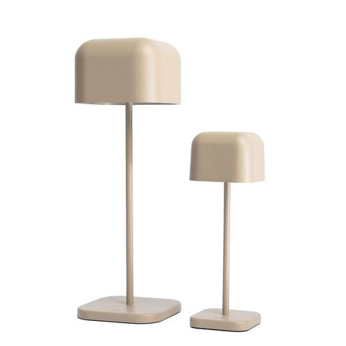 Tafel en bureaulampen Cabo Tafellampenset Beige – Small &amp, Huis en Inrichting, Lampen | Tafellampen, Nieuw, Overige materialen