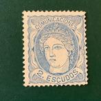 Spanje 1870 - Allegorie van Spanje : 2 Escudos - Edifil 112, Gestempeld