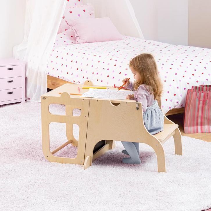 Tour d’observation et d’apprentissage en bois avec tableau -, Maison & Meubles, Accessoires pour la Maison | Autre, Neuf, Envoi