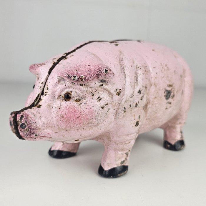 Spaarpot - Spaarvarken - IJzer, Antiek en Kunst, Curiosa en Brocante