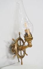 Foresti Suardi - Wandlamp - Glas, Brons - Navigatie roer, Antiek en Kunst