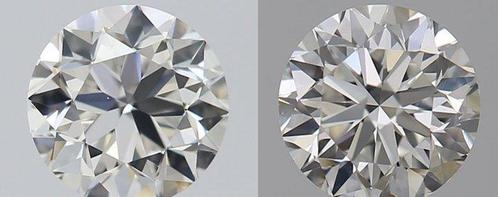 Zonder Minimumprijs - 2 pcs Diamant  (Natuurlijk)  - 1.00 ct, Handtassen en Accessoires, Edelstenen