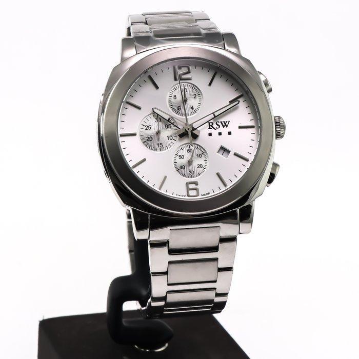RSW - Swiss Chronograph Watch - RSWC119-SS-1 - Sans prix de, Bijoux, Sacs & Beauté, Montres | Hommes