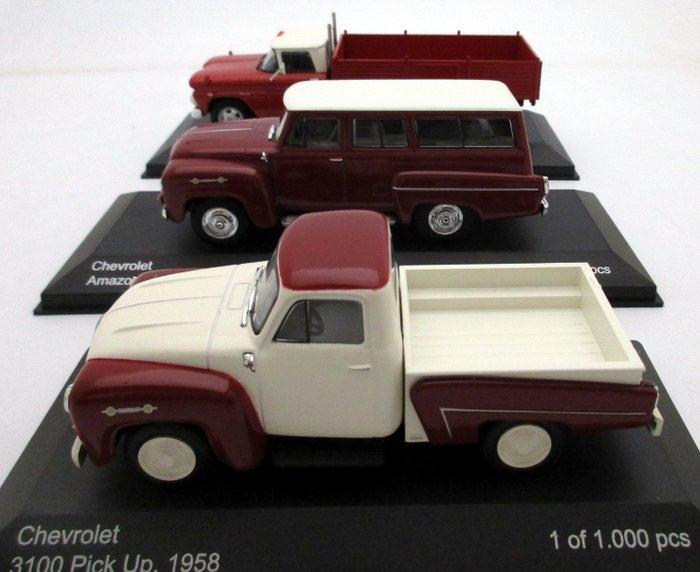 Chevroler 3100 Pick-Up 1958/Amazona 1963/C30 Truck 1961 -, Hobby & Loisirs créatifs, Voitures miniatures | 1:5 à 1:12