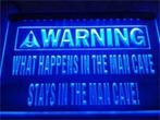 Mancave neon bord lamp LED verlichting reclame lichtbak XL *, Huis en Inrichting, Verzenden, Nieuw
