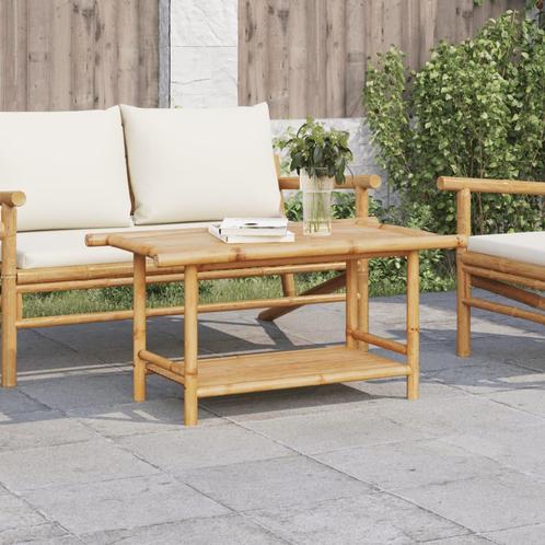 vidaXL Salontafel 90x50x45 cm bamboe, Huis en Inrichting, Tafels | Salontafels, Nieuw, Verzenden