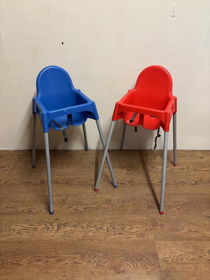 Gebruikte Kinderstoelen (Set van 2) - S3449- Vintage/Café, Maison & Meubles, Chaises, Enlèvement