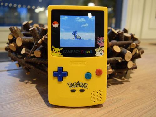 Gameboy Color IPS Pokémon Edition, Games en Spelcomputers, Spelcomputers | Nintendo Game Boy, Verzenden