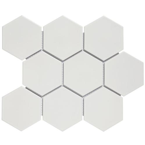 Mozaïek Barcelona 25.6x29.6 cm Geglazuurd Porselein Hexagon, Doe-het-zelf en Bouw, Sanitair, Overige typen, Nieuw, Ophalen of Verzenden