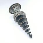 Oud Birmaans Zilver Elegante Votiefstoepa Talisman - 165 mm