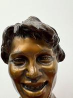 Gemito - Buste, Scugnizzo Napoletano - 43 cm - Brons, Antiek en Kunst