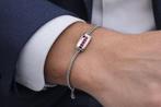 Zonder minimumprijs - Armband Verguld Robijn - Diamant - 18k