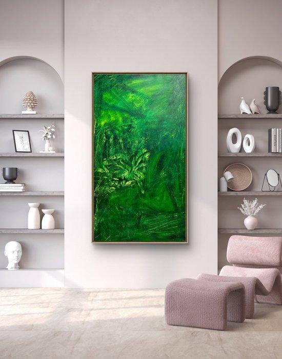 maZe - GREEN EMOTION - XXL, Antiquités & Art, Art | Peinture | Moderne