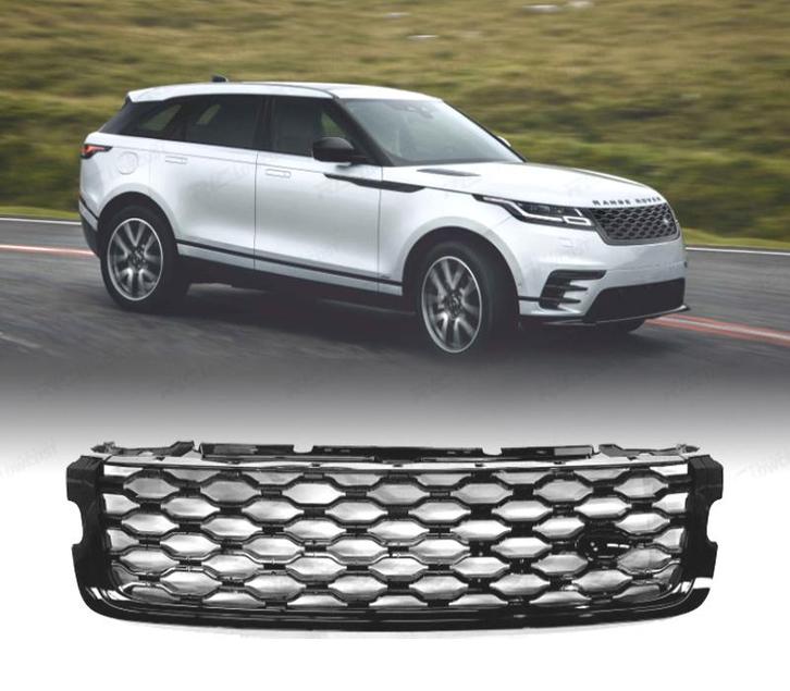 CALANDRE POUR RANGE ROVER VELAR 17- LOOK R DYNAMIC NOIR BRIL, Autos : Pièces & Accessoires, Carrosserie & Tôlerie, Envoi