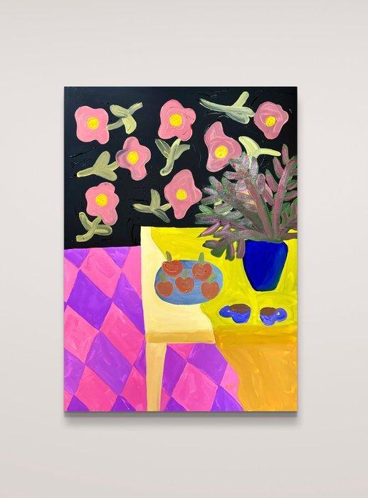 Aurora Camaiani - The patterned wall, Antiek en Kunst, Kunst | Schilderijen | Modern