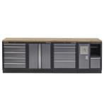 Werkbank set met hardhouten werkblad, gereedschapskast,, Doe-het-zelf en Bouw, Werkbanken, Ophalen of Verzenden, Nieuw