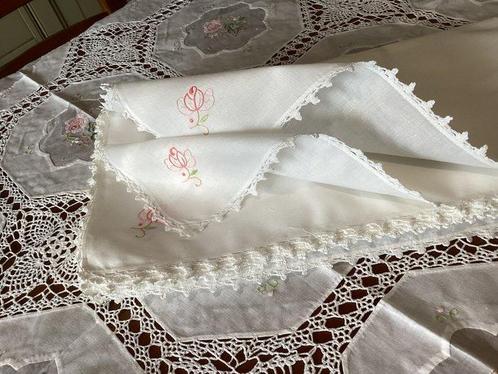 Tafelkleed (13) - 255 cm - 165 cm, Antiek en Kunst, Antiek | Tapijten, Tafelkleden en Textiel