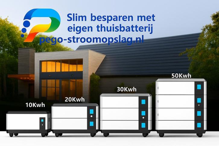 Thuisbatterij Set Deye 1f omvormer met thuisbatterij 10 kWh, Doe-het-zelf en Bouw, Zonnepanelen en Toebehoren, Compleet systeem