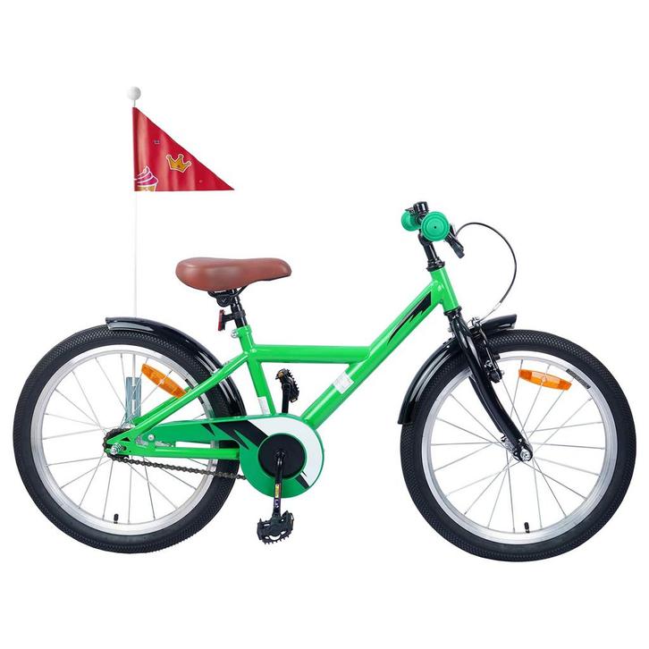vidaXL Kinderfiets 20 Inch voor 6-11 jaar oud Groen, Vélos & Vélomoteurs, Vélos | Vélos de course, Envoi