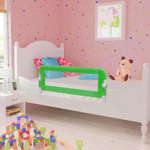 vidaXL Kinderbedhekjes 2 st 102x42 cm groen, Kinderen en Baby's, Traphekjes, Nieuw, Verzenden