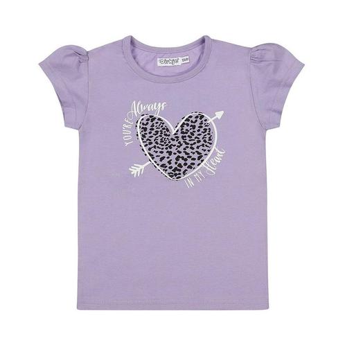 Dirkje - T-Shirt  Hart Lila, Kinderen en Baby's, Kinderkleding | Overige, Meisje, Nieuw, Ophalen of Verzenden