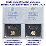 Vatican. 2 Euro 2022 Madre Teresa + Paolo VI (2 monete)