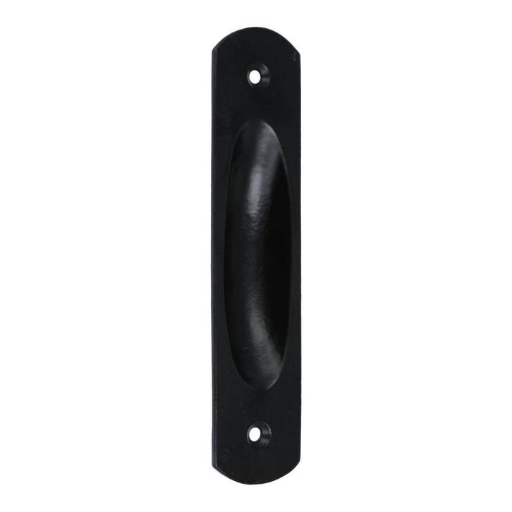 Schuifdeurgreep IJzer zwart 132 x 30 mm, Doe-het-zelf en Bouw, Hang- en Sluitwerk, Klink of Kruk, Nieuw, Overige materialen