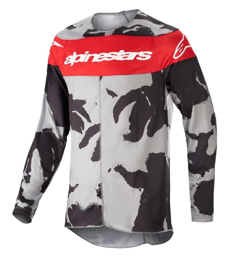 Alpinestars 2023 Racer Tactical volwassen cross shirt Rood /, Motoren, Kleding | Motorkleding, Verzenden