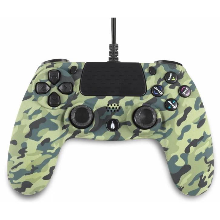 Spartan Gear Hoplite Wired Controller-Groen Camo, Games en Spelcomputers, Games | Sony PlayStation 4, Ophalen of Verzenden