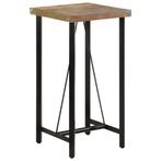 vidaXL Bartafel 55x55x107 cm massief gerecycled hout en, Huis en Inrichting, Tafels | Eettafels, Verzenden, Nieuw