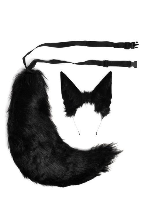 Haarband Furry Oren Staart Set Zwart Wolf Kat Vos Diadeem Do, Vêtements | Femmes, Costumes de carnaval & Vêtements de fête, Enlèvement ou Envoi