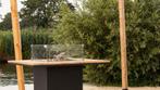 Cosiloft 100 bar table zwart/teak |, Jardin & Terrasse