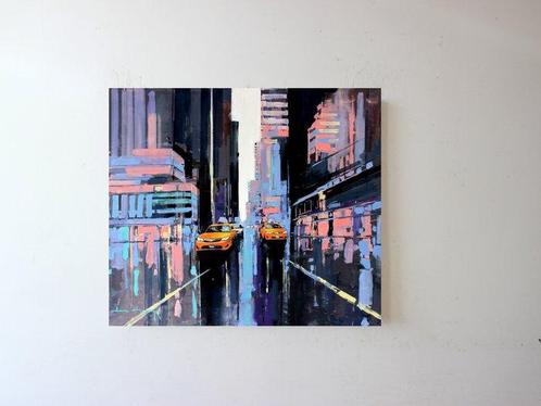 Adam Wajerczyk (1975) - Street lights, Antiek en Kunst, Kunst | Schilderijen | Modern