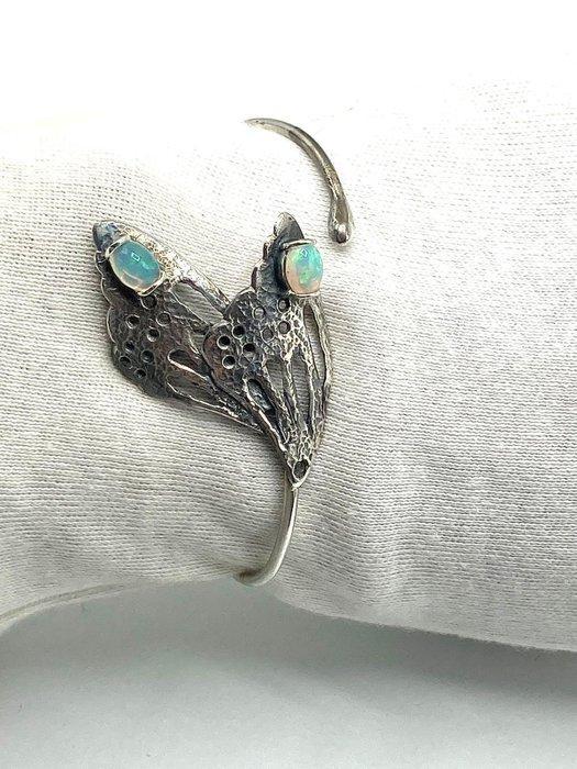 Zonder Minimumprijs - Armband Zilver Opaal, Handtassen en Accessoires, Armbanden