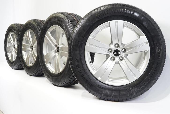 Audi Q7 TDI S-line 18 inch velgen + Winterbanden Continental, Auto-onderdelen, Banden en Velgen, Ophalen of Verzenden