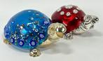 Sculture di 3 Tartarughe – Argento Laminato - Cristallo, Antiek en Kunst